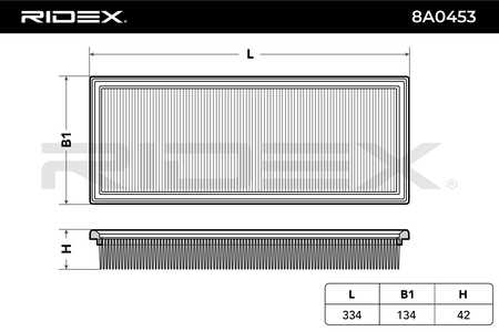 RIDEX Filtro de aire-0