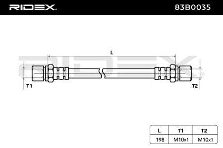 RIDEX Flessibile del freno-0