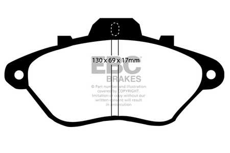 EBC Brakes Bremsbelag-0